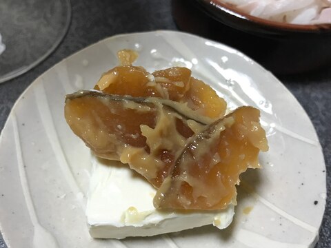 奈良漬とクリームチーズのオードブル